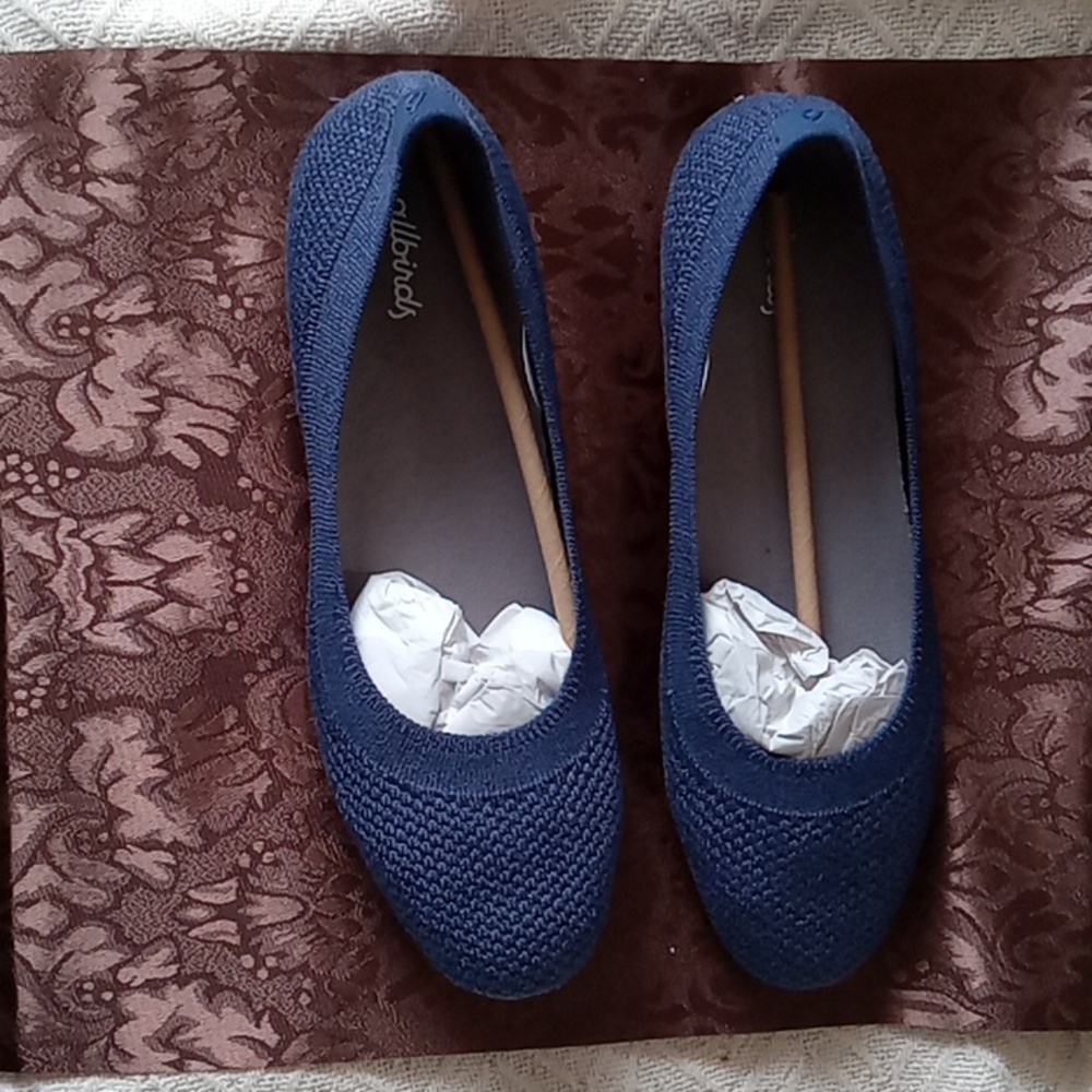allbirds comfy Tree Breezer Women's ballet flats Size 9.5 W Color  Hazy Indigo.